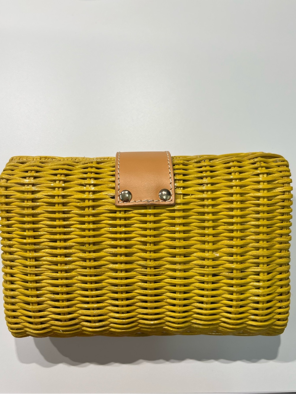 Mark & Graham Rattan Clutch - Picture 2 of 9